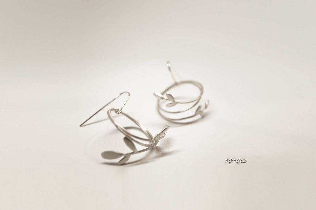 handmade silver earrings